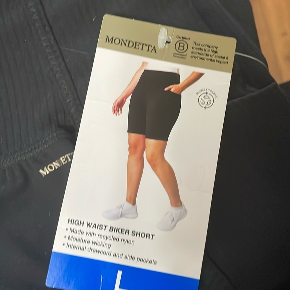- Mondetta ladies active ribbed bike shorts